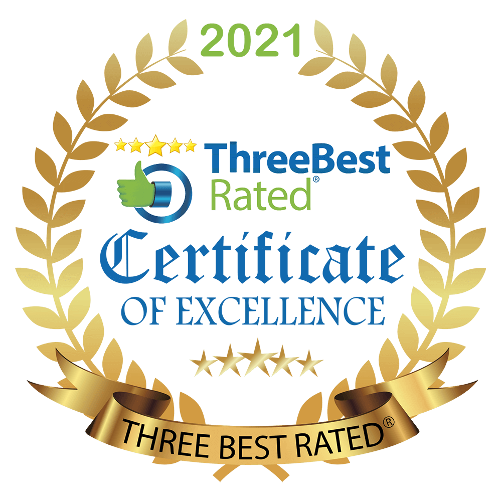Three Best Rated Certificate of Excellence