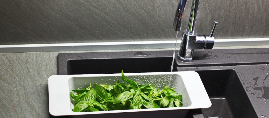 weak water pressure from kitchen faucet
